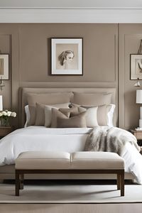 Create a stylish retreat with Taupe and White Bedroom Ideas. Our bedroom décor tips and modern bedroom inspirations will guide you in designing a serene space. Perfect for those looking to refresh their bedroom with elegant bedroom ideas. Discover now!