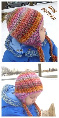 Simple Earflap Hat Free Crochet Patterns - DIY Magazine