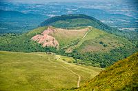 From Puy de Dome it's possible to hike to some of the other volcanoes in the chain