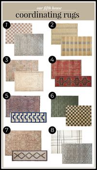 Coordinating Rugs in Open Floor Plans