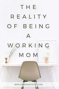 Being a working mom is hard. Being a working mom is also wonderful. Here are 16 inescapable realities of life as a working mom.