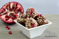 Cranberry & Pomegranate Energy Balls