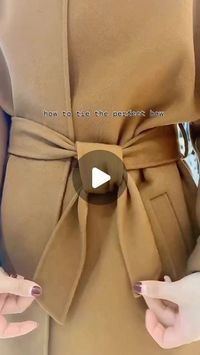 clothes | how to tie the perfect bow💛💛 @lvbagpurse | Instagram