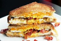 It’s National Grilled Cheese Month and it’s time to CELEBRATE!!!!! I love grilled cheese sandwiches, and I will be sharing all my favorites with you this month. Starting off with my World Famous Bacon, Egg, and Cheese, Grilled Cheese Sandwich! Yes, it’s delicious and cheesy! First, fry up plenty of bacon. Don’t forget to  save …