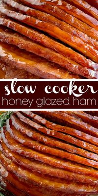 Slow Cooker Honey Glazed Ham | Together as Family