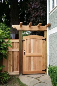 Cedar Gates & Arbours Custom Design in Vancouver - Premium Fence Company of BC