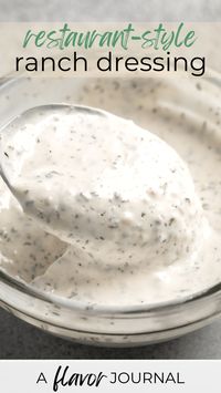 Small Batch Restaurant Ranch Dressing Recipe