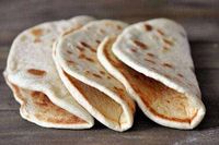 Homemade Flatbread {Greek Pocketless Pitas}