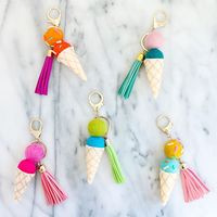 I’ve been having fun in the studio making felt balls into the cutest ice cream cone keychains ever! Aren’t they just adorable?! I’m sharing…