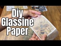 Make Your Own Glassine Paper | Budget-friendly Crafting Idea - YouTube