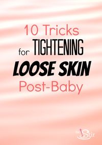 Some great Post-Baby tips here! Should be good tips for older women too!