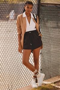 Varley Harmon High-Rise Shorts | Anthropologie