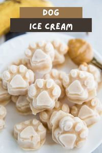 Your dog is going to LOVE you for making this 3 Ingredient Dog Ice Cream!! It's a Frosty Paws copycat recipe that's so easy to make at home. All you need is banana, yogurt, and peanut butter. Add all three to a blender and blend until creamy. You can also make this in a big bowl with a hand mixer or simply by hand. Spoon into cute puppy treat silicone molds or into any container. The perfect treat for you dog this summer!