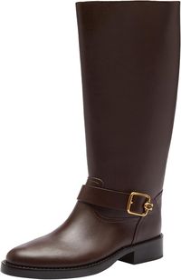 Amazon.com | COACH Women's Madeline Boot Industrial Shoe, Maple, 8.5 | Boots