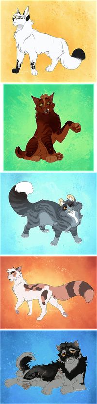 RiverClan Apprentices (STARCLAN BATTLES NEWS!) by TennelleFlowers on DeviantArt