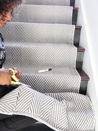 DIY Stair Runner Madebycarli