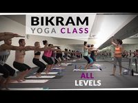 Bikram Yoga Workout - 🔥 60 Minute Hot Yoga with Maggie Grove - YouTube