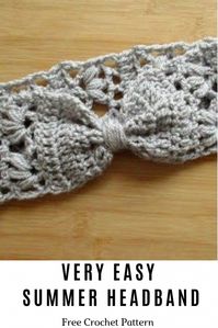 Very Easy And Beautiful Crochet Summer Headband