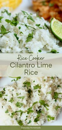 Spice up your summer taco night or Cinco de Mayo party with this easy Rice Cooker Cilantro Lime Rice recipe! Perfect for cookout sides, this homemade dish is quick and fresh, made effortlessly in your rice cooker.