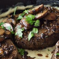 Filet Mignon with Mustard & Mushrooms - Barefoot Contessa