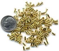 Long Brass 1/16 Eyelets. The long 1/16 eyelets are perfect for going through shrink plastic too! From Volcano Arts. Long brass - $6.50 (~150)