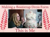 Making a DIY Plus Size Bootstrap Dress Form - YouTube