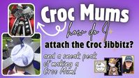 Croc Mums- How do I attach the jibbitz to the mum? #homecomingmums #home...