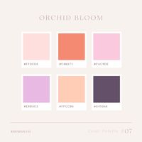 20 Gorgeous & Girly Color Palettes for Your Website - K Design Co.