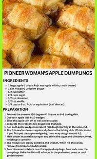 Pioneer Woman’s Apple Dumplings - Old fashioned recipes