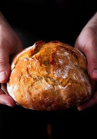 Small Batch Crusty French Bread - This easy recipe makes a delicious small loaf of homemade bread - with no kneading! Perfect size for 1-2 people (great for two!). Crunchy on the outside and soft on the inside. Includes step by step instructions, photos, and video to help beginners and experienced bakers create a classic artisan loaf. Perfect for breakfast, lunch, or dinner!