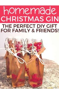 These homemade Christmas gin bottles make the perfect handmade DIY Christmas gift for your friends and family this year - guaranteeing a delicious festive gin recipe that everyone will actually enjoy! If you're trying to save a little money with handmade gifts or just be extra thoughtful, these spice-infused Christmas gins make the perfect gift.