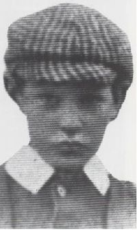 Michael Collins aged about nine.