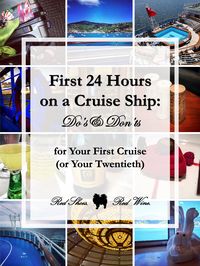 Do you have an embarkation day routine?  We sure do! Here are some Do's and Don'ts for your first 24 Hours on a Cruise Ship (for Your First Cruise or Twentieth!). Mediterranean, Alaskan, Baltic, British Isles, Caribbean, Bahamas, Atlantic Cruises on Carnival, Disney, Norwegian, Royal Caribbean, MSC, and Princess Cruise Lines