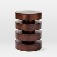 Floating Disks Side Table (13") | West Elm