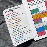 How To Plan A Weekly Reset To Keep Organized And Help With Mental Wellness | Archer and Olive