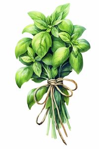 This watercolor art features a bunch of basil tied with string, portrayed in a rustic and bright style against a clean white background. Its cheerful and farm-to-table charm makes it a versatile addition to any kitchen, restaurant, or bistro. The simplicity and natural beauty of the basil create a fresh and inviting atmosphere, perfect for spaces that appreciate the appeal of organic ingredients Dimensions Width x Height | Thickness in Inches High Quality Canvas We print on a thick, archival-grade canvas to ensure durability. It is pH neutral and acid-free, so it will not yellow over time. Its bright white surface will support vibrant, dazzling colors that are consistent and accurate across a wide gamut. Solid Wood Stretcher Bars Our solid wood stretcher bars ensure that the canvas print d