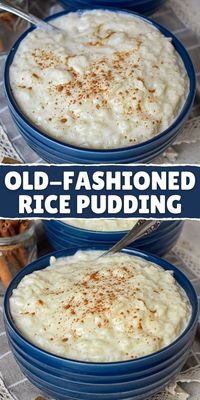 BEST Old-Fashioned Rice Pudding Recipe