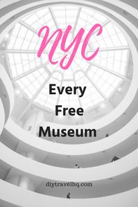 Many museums in New York offer Free or Pay What You Wish admission days - see the complete list here with all the information you need to know! #nyc #newyork