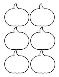 Pumpkin Template Printable Simple 1 Small Outline