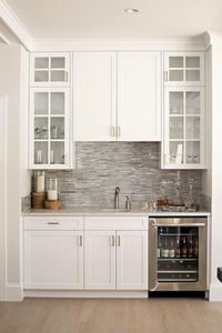 23 Studio Kitchen To Rock This Winter #kitchen  #whitekitchen  #kitchencabinets  #backsplash