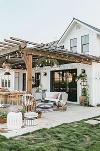 Create a stunning outdoor space with these patio pergola ideas. Whether you're decorating a large area or a small corner, these cozy designs will make your backyard a favorite hangout.