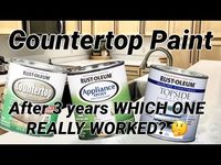 UPDATE: Countertop Paint WHICH ONE WORKED? 3 Year Review You’ll want to see this before you start!!! - YouTube