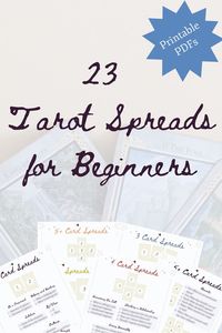 This pack of tarot spreads is meant to build on the original pack of 17 tarot spreads for beginners (https://shop.arabellascraft.com/l/17TarotSpreadsforBeginners) although it can be used independently and contains entirely new spreads. This bundle includes: - 6 two-card tarot spreads - 9 three-card tarot spreads - 4 four-card tarot spreads - 4 five to seven card tarot spreads - BONUS! Tarot Reading worksheet