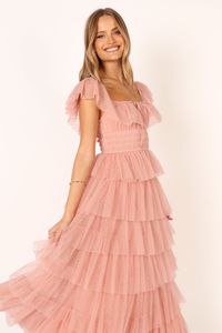 Belle Maxi Dress - Blush - Petal & Pup USA