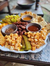 Seasoned Saltines Two Ways (Memphis BBQ Grazing Board) — Caramelized