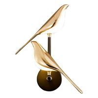 Description: Made of acrylic material, durable and elegant. The creative artistic bird shape is realistic and lifelike. Mounted method: Wall mounted. Perfect for bedroom, living room, office, bedside, stairs and so on. Not only a wall lamp, but also a perfect decoration for your room to underline your taste. Specification: Material: Acrylic Voltage: 220V Size Chart: Size: 21x18x8cm/ 8.27x7.09x3.15inch 28x12x38cm/11.02x4.72x14.96inch Package Includes: 1 Piece Wall Lamp Note: Color might be slight