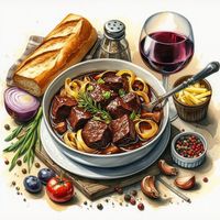 Boeuf Bourguignon, Bò Bourguignon