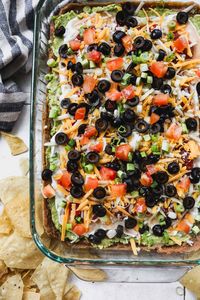 Easy 7 Layer Dip | Tastes Better From Scratch