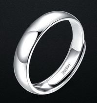 Material: SilverStyle: simpleModeling: GeometricProcessing technology: SeikoStyle: Men'sMosaic material: not inlaidSeries; Shengxing SilverwarePrecious metal quality: 999Purity: Full silverColor: 4.8g, 0.5cm wide on one side, opening[Name]: Open smooth ring【Material】: Pure silver S990 sterling silver[Specifications]: 0.5 cm wide, opening size adjustment