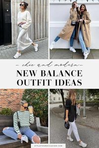 Looking for modern New Balance outfits? Style your New Balance 550, New Balance 574, or New Balance 530 sneakers in beige, white, grey, or other colors with these stylish street styles for women and get a chic aesthetic. Find looks for spring, summer, fall, and winter!